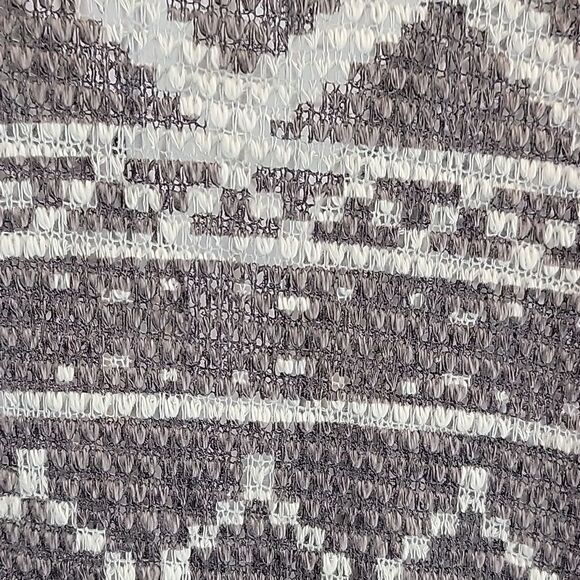 Xhilaration open front cardigan grey Aztec print Women's Size S - Picture 8 of 12